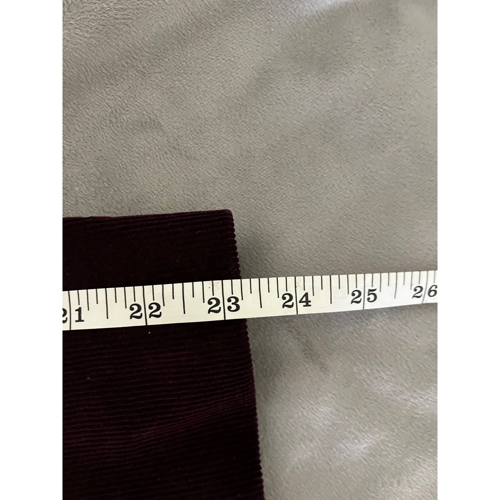 Talbots Womens Purple Corduroy Blazer Jacket Size 12 Deep Plum Cotton Stretch - Picture 7 of 8